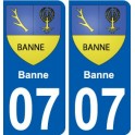 27 Léry coat of arms sticker plate stickers city