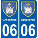 27 Léry coat of arms sticker plate stickers city