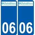 27 de Léry logotipo de la etiqueta engomada de la placa de pegatinas de la ciudad