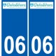 06 Léry logo autocollant plaque stickers ville
