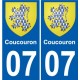27 Léry wappen aufkleber typenschild aufkleber stadt