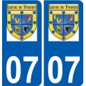 27 de Léry logotipo de la etiqueta engomada de la placa de pegatinas de la ciudad