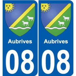 27 Léry coat of arms sticker plate stickers city