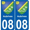 27 Léry coat of arms sticker plate stickers city