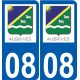 08 Léry logo autocollant plaque stickers ville