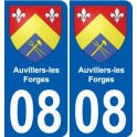 27 Léry coat of arms sticker plate stickers city