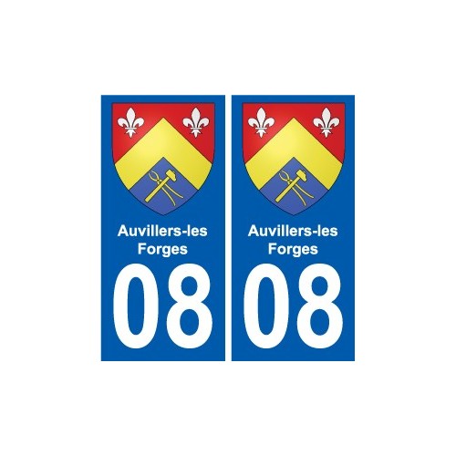 08 Léry blason autocollant plaque stickers ville