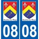 27 Léry logo sticker plate stickers city
