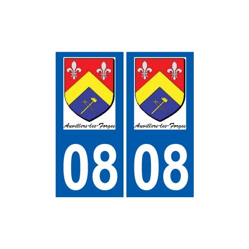 08 Léry logo autocollant plaque stickers ville