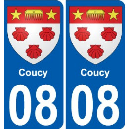 27 de Léry escudo de armas de la etiqueta engomada de la placa de pegatinas de la ciudad