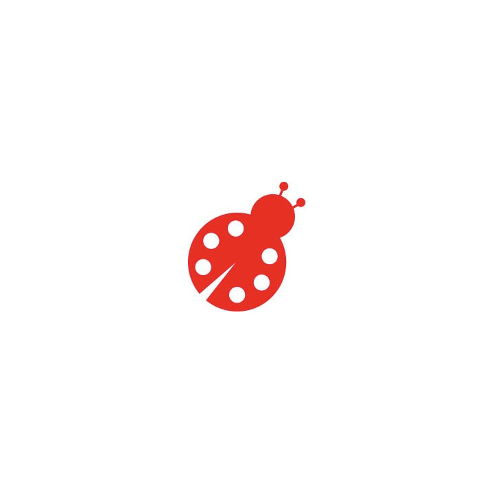 Coccinelle autocollant sticker adhésif 