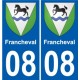 27 Léry coat of arms sticker plate stickers city