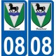 27 Léry logo sticker plate stickers city