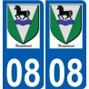 27 Léry logo sticker plate stickers city