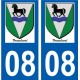 27 Léry logo sticker plate stickers city
