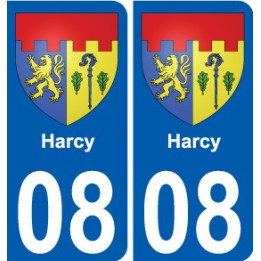 27 de Léry escudo de armas de la etiqueta engomada de la placa de pegatinas de la ciudad