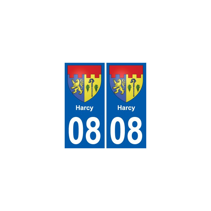 08 Léry blason autocollant plaque stickers ville