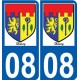 08 Léry logo autocollant plaque stickers ville