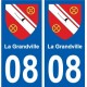 27 Léry stemma adesivo piastra adesivi città