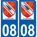 27 Léry logo adesivo piastra adesivi città