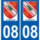 08 Léry logo autocollant plaque stickers ville