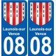 27 Léry coat of arms sticker plate stickers city