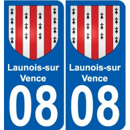27 Léry coat of arms sticker plate stickers city