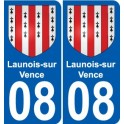 27 Léry coat of arms sticker plate stickers city
