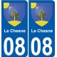 27 Léry coat of arms sticker plate stickers city