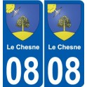 27 Léry coat of arms sticker plate stickers city
