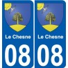 27 Léry coat of arms sticker plate stickers city