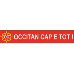 Autocollant OC "Occitan Cap E Tot !" sticker adhesif