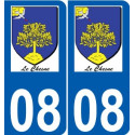 27 Léry logo adesivo piastra adesivi città