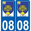 27 Léry logo adesivo piastra adesivi città