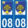 27 Léry logo adesivo piastra adesivi città