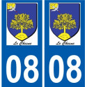 27 Léry logo adesivo piastra adesivi città