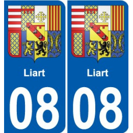 27 de Léry escudo de armas de la etiqueta engomada de la placa de pegatinas de la ciudad
