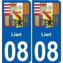 27 Léry coat of arms sticker plate stickers city