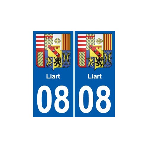 27 Léry coat of arms sticker plate stickers city