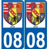 08 Léry logo autocollant plaque stickers ville