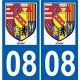 27 Léry logo adesivo piastra adesivi città