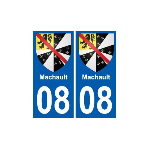 08 Léry blason autocollant plaque stickers ville