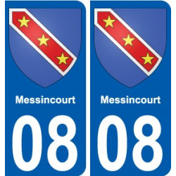 27 de Léry escudo de armas de la etiqueta engomada de la placa de pegatinas de la ciudad