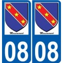 08 Léry logo autocollant plaque stickers ville