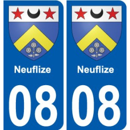 08 Léry blason autocollant plaque stickers ville