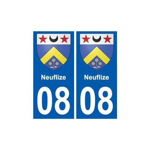 27 Léry coat of arms sticker plate stickers city