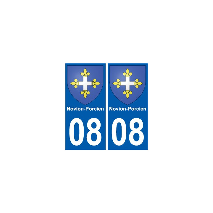08 Léry blason autocollant plaque stickers ville