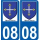08 Léry logo autocollant plaque stickers ville