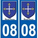 08 Léry logo autocollant plaque stickers ville