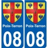 27 Léry stemma adesivo piastra adesivi città
